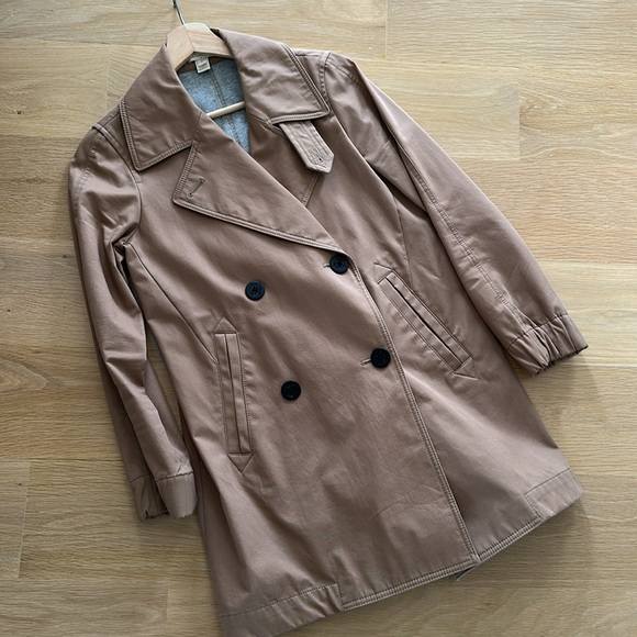 J. Crew Classic Tan Double-Breasted Women's trench Coat - Picture 2 of 11
